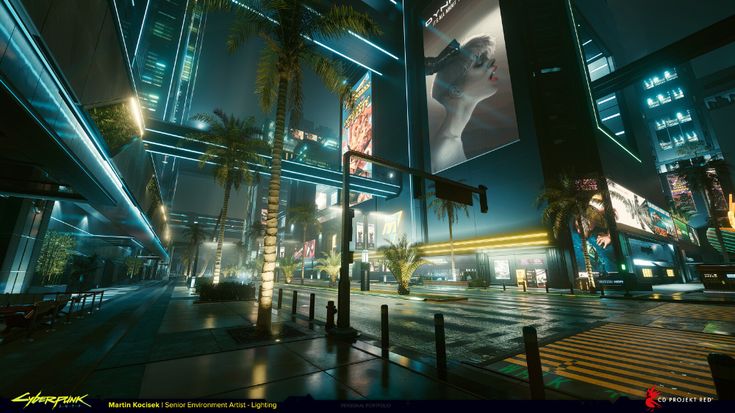 ArtStation - Cyberpunk 2077 Lighting, Martin Kocisek | Futuristic city ...