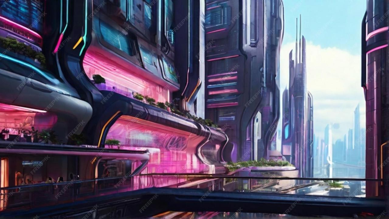 Premium Photo | Future hightech colorful modern and futuristic ...
