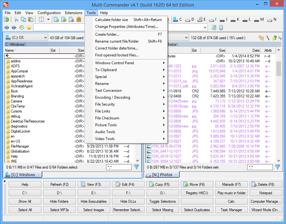 Multi Commander screenshot and download at SnapFiles.com Multi Commander screenshot and download at SnapFiles.com